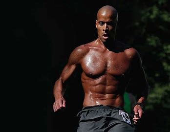 David Goggins shirtless